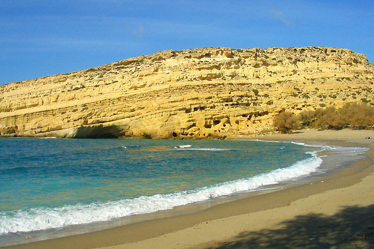 Matala: The beach