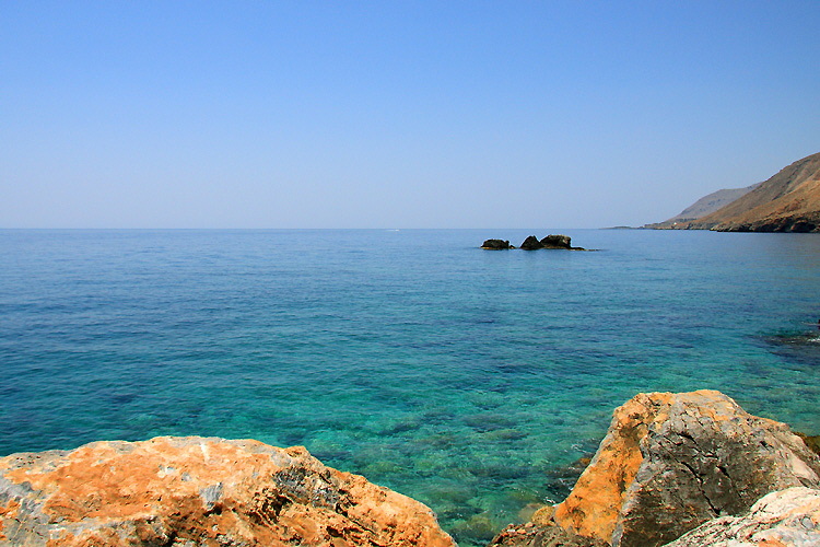 Sfakia: View of the Libyan Sea from Hora Sfakion