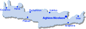 Aghios Nicolaos: Site Map