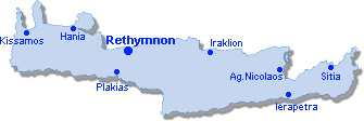 Rethymnon: Site Map