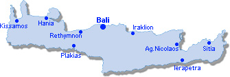 Bali: Site Map